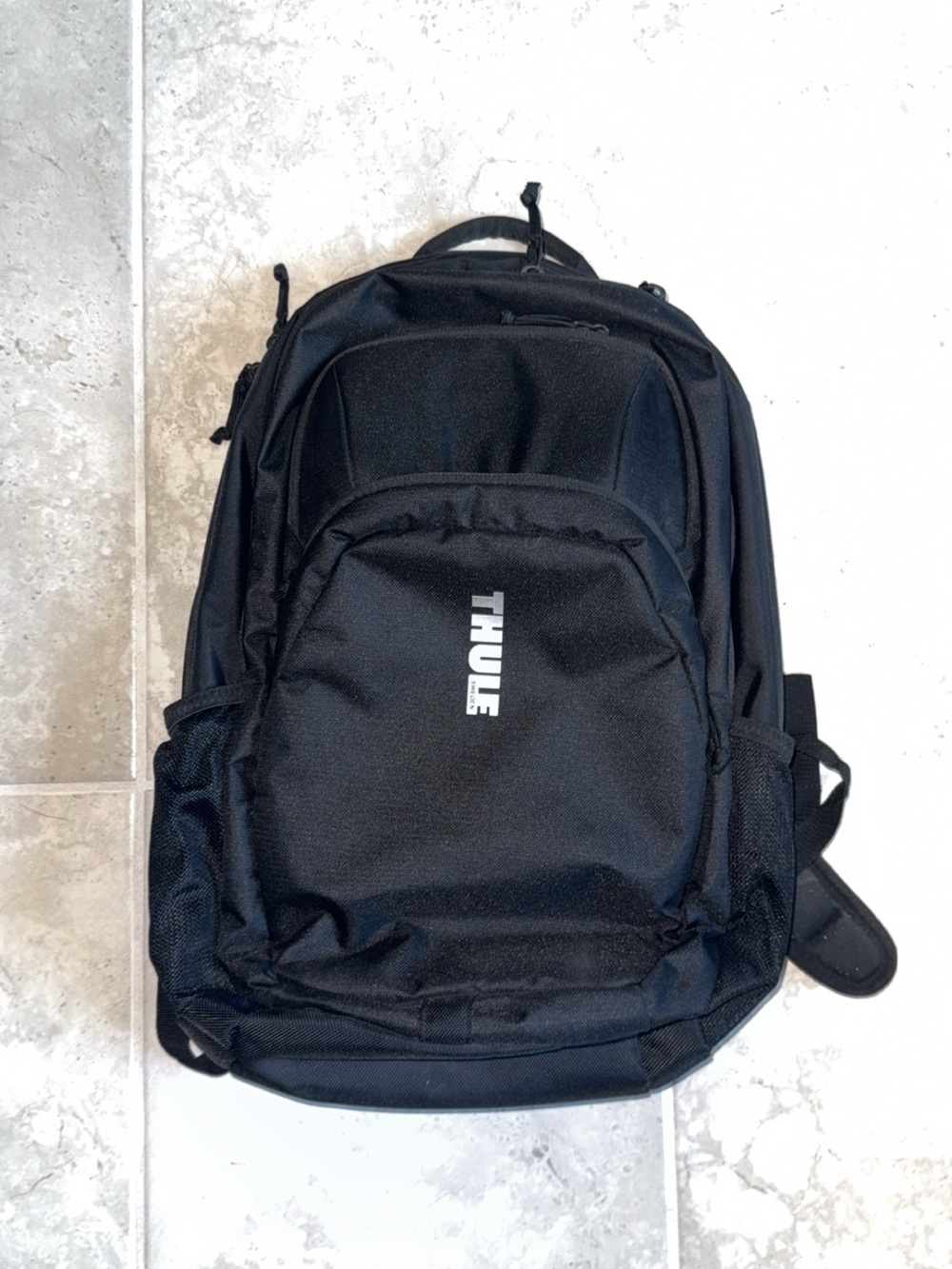 Thule Black Men's Backpack with Front Logo
